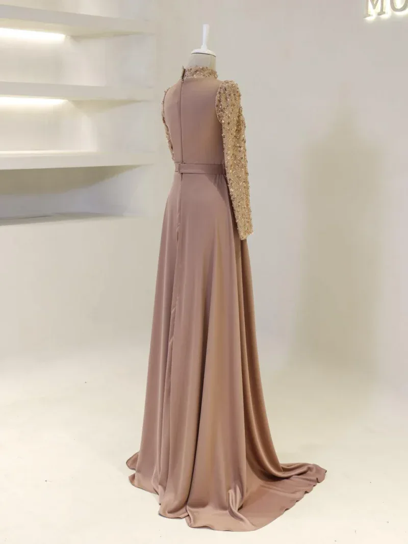 Misty Modest Evening Dress