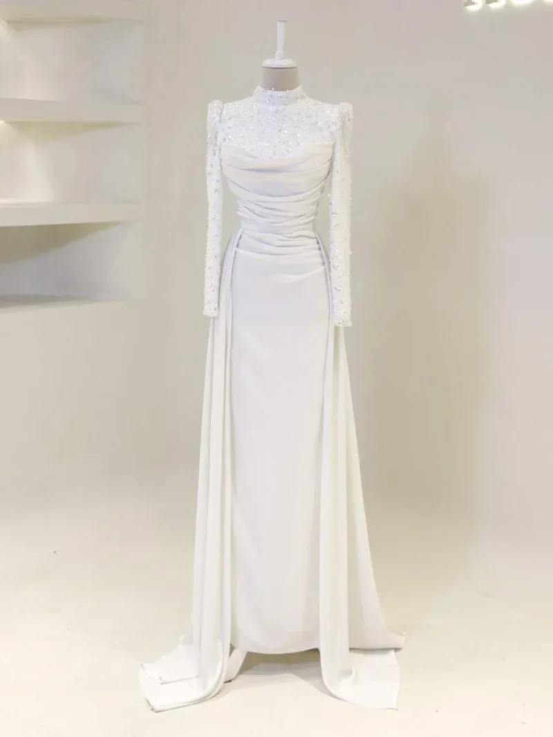 Misty Modest Evening Dress