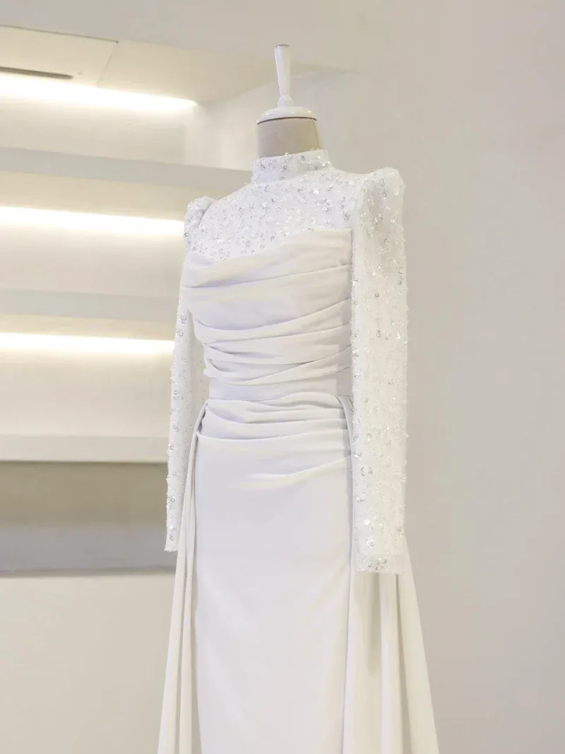 Misty Modest Evening Dress