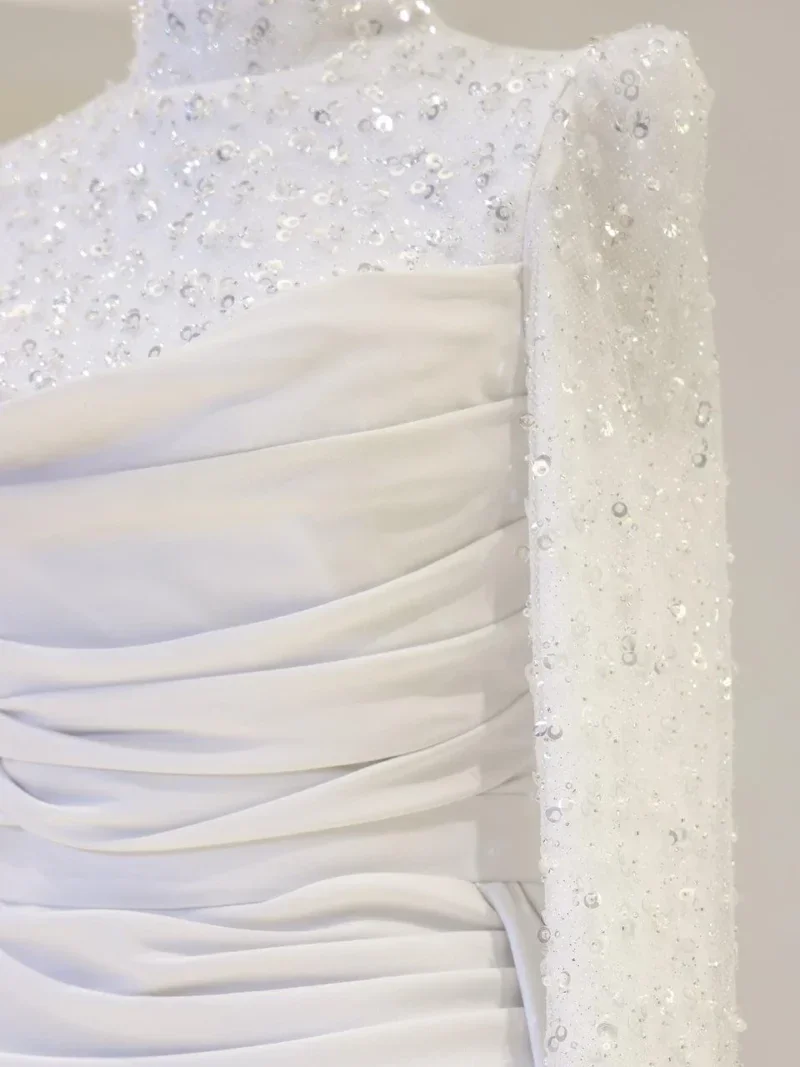 Misty Modest Evening Dress