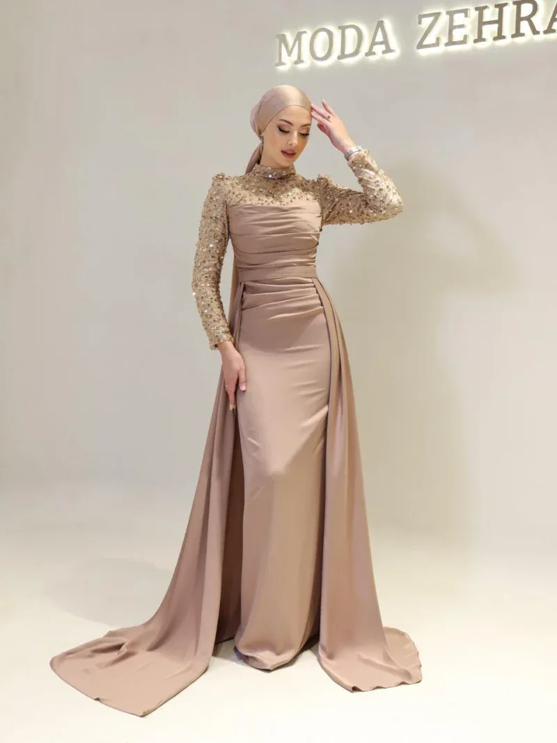 Misty Modest Evening Dress