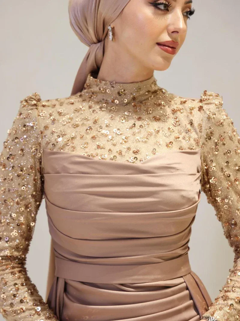 Misty Modest Evening Dress