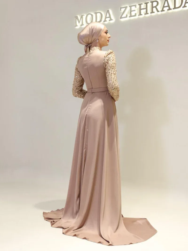 Misty Modest Evening Dress