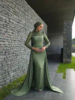 Misty Modest Evening Dress