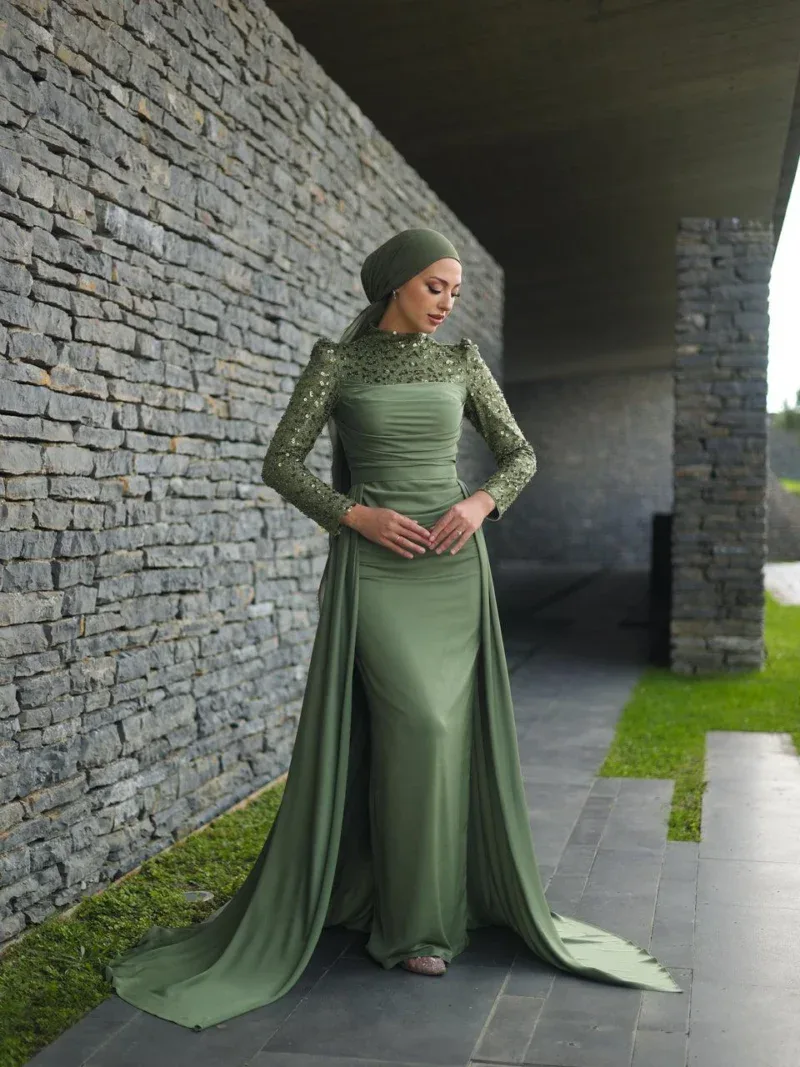 Misty Modest Evening Dress