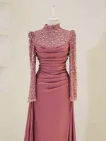 Misty Modest Evening Dress