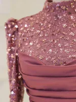 Misty Modest Evening Dress