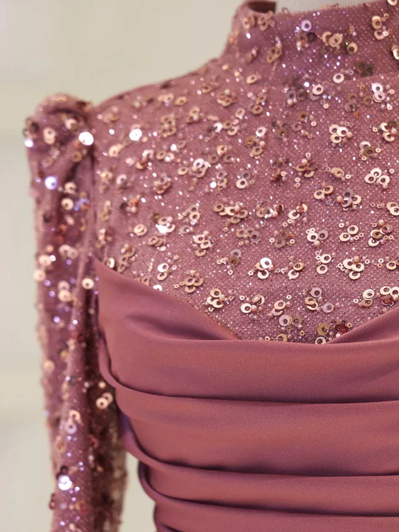 Misty Modest Evening Dress