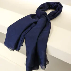 Navy Evening Shawl Fabric