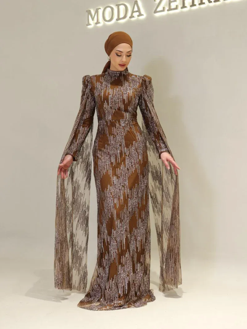 Noche Modest Evening Dress