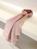 Powder Evening Shawl Fabric