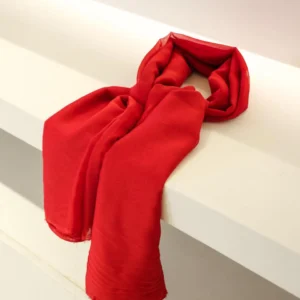 Red Evening Shawl Fabric