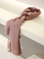 Rose Pink Evening Shawl Fabric