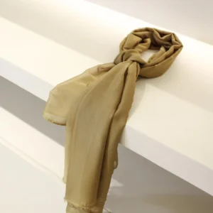 Saffron Green Evening Shawl Fabric