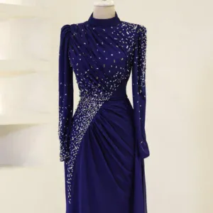 Saly Modest Evening Dress