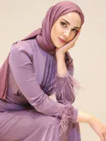 Satin Amanda Modest Evening Dress