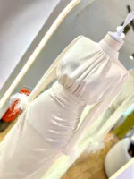 Satin Amanda Modest Evening Dress