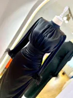 Satin Amanda Modest Evening Dress