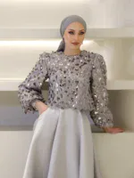 Seleste Modest Evening Dress