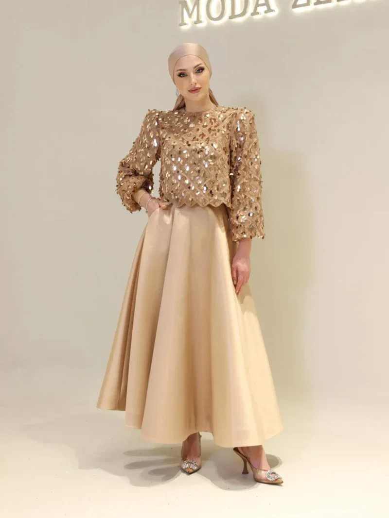 Seleste Modest Evening Dress