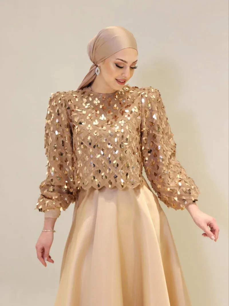 Seleste Modest Evening Dress