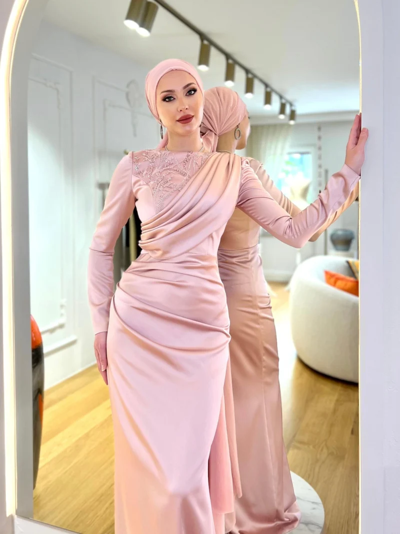 Sude Modest Evening Dress