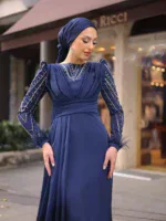 Suna Modest Evening Dress