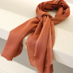 Terracotta Evening Shawl Fabric