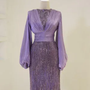 Tomris Modest Evening Dress