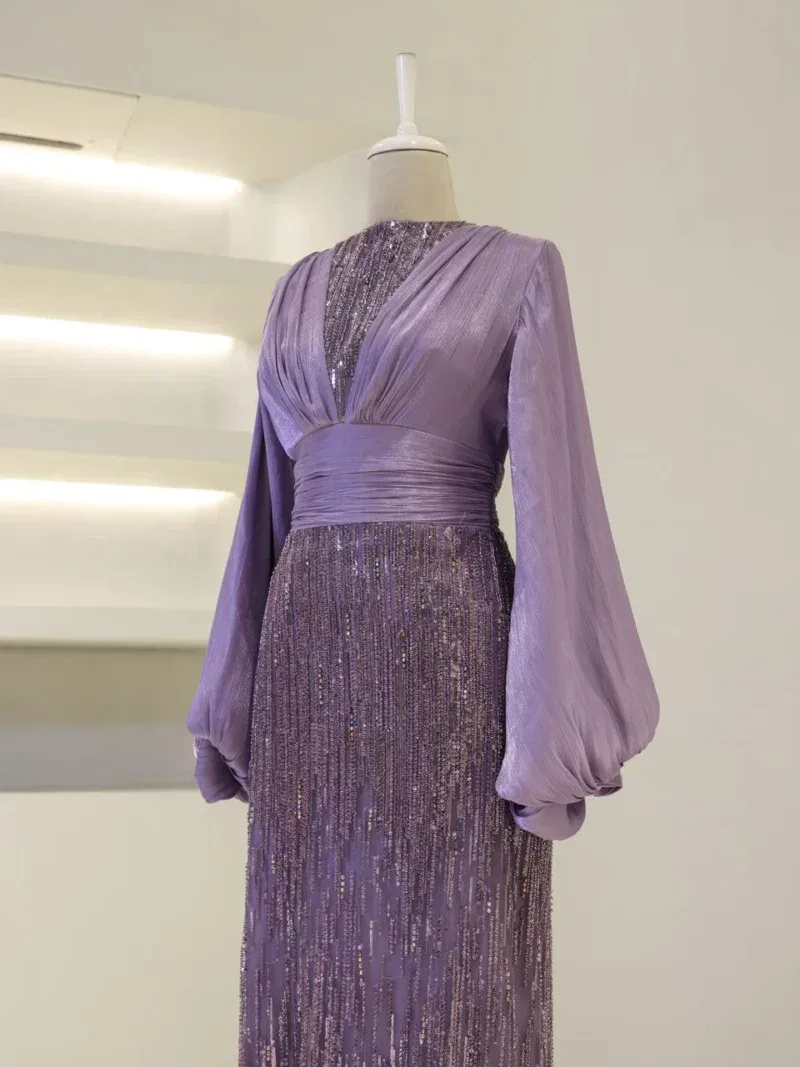 Tomris Modest Evening Dress