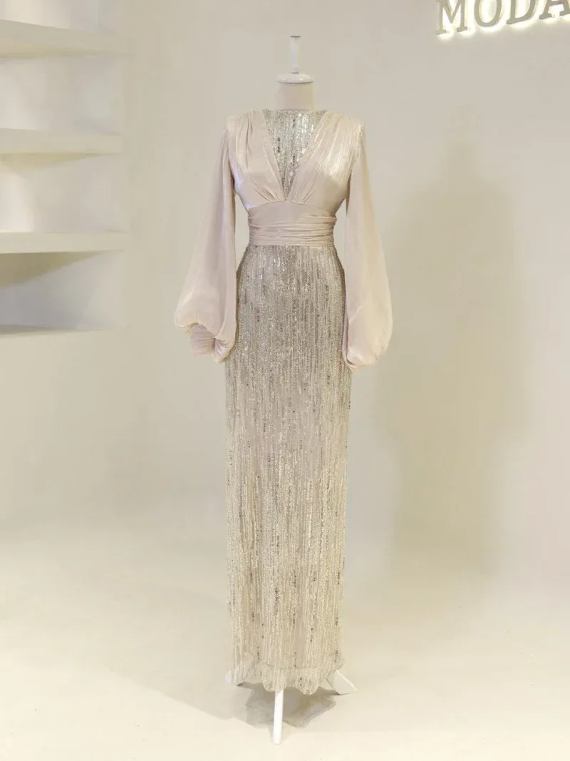 Tomris Modest Evening Dress