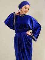 Velvet Ajda Modest Evening Dress