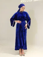 Velvet Ajda Modest Evening Dress