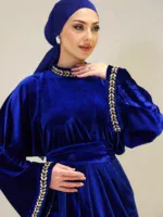 Velvet Ajda Modest Evening Dress