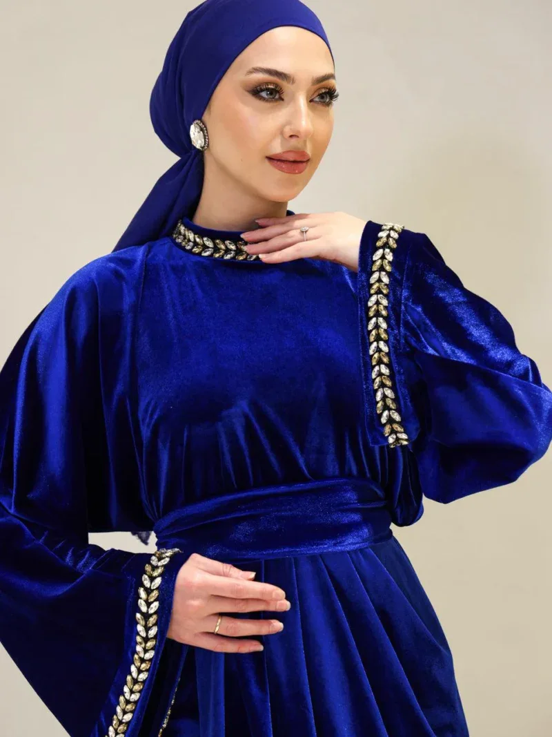 Velvet Ajda Modest Evening Dress