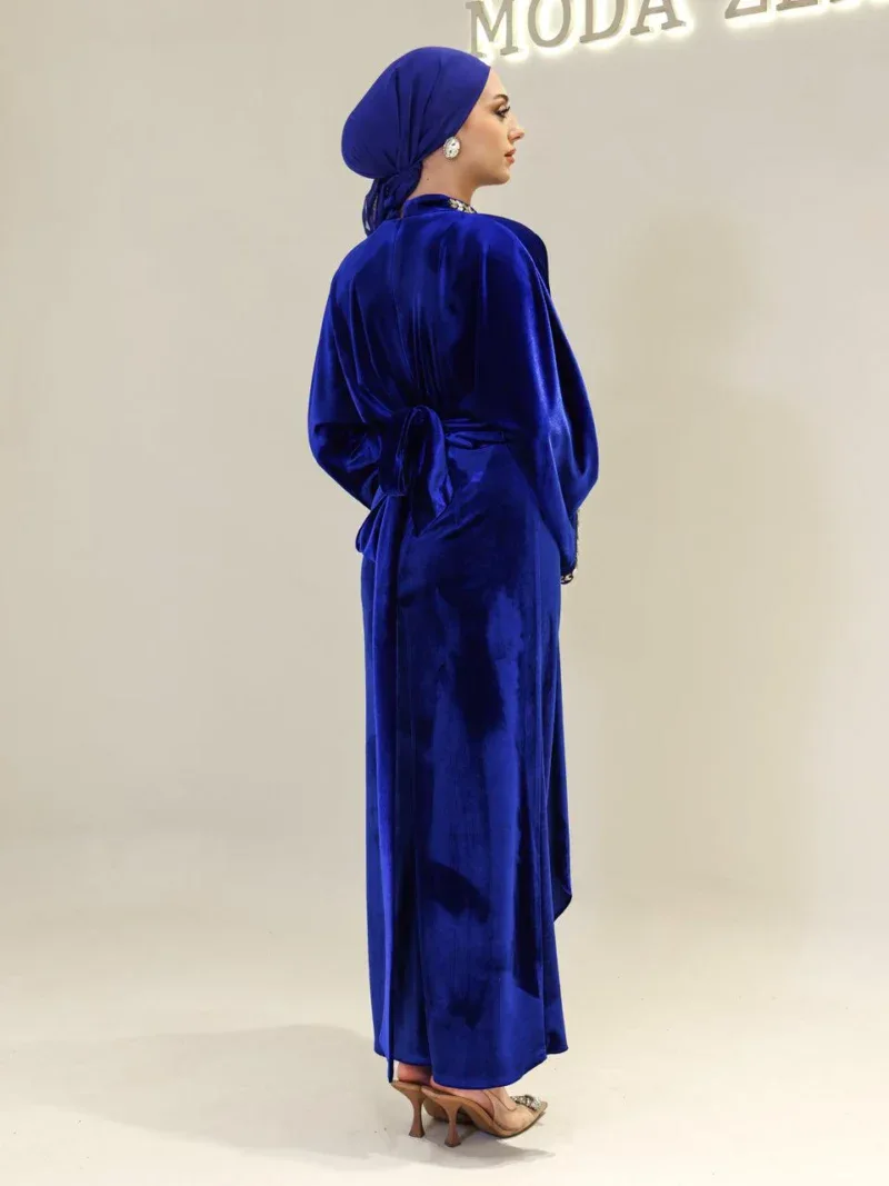 Velvet Ajda Modest Evening Dress