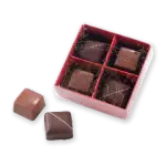 Rich, handmade Turkish chocolates gift box with festive gold accents, perfect for New Year celebrations and quick shipping from Turkey.