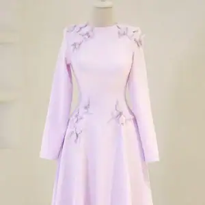 Butterfly Modest Evening Dress