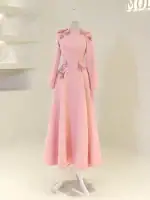 Butterfly Modest Evening Dress