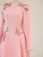 Butterfly Modest Evening Dress