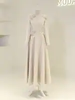 Butterfly Modest Evening Dress