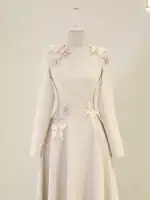 Butterfly Modest Evening Dress