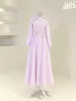 Butterfly Modest Evening Dress