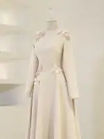 Butterfly Modest Evening Dress