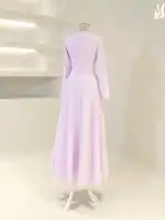 Butterfly Modest Evening Dress