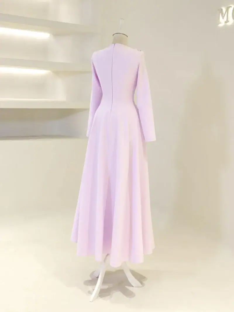 Butterfly Modest Evening Dress