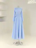 Butterfly Modest Evening Dress