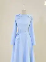 Butterfly Modest Evening Dress