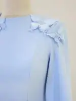 Butterfly Modest Evening Dress