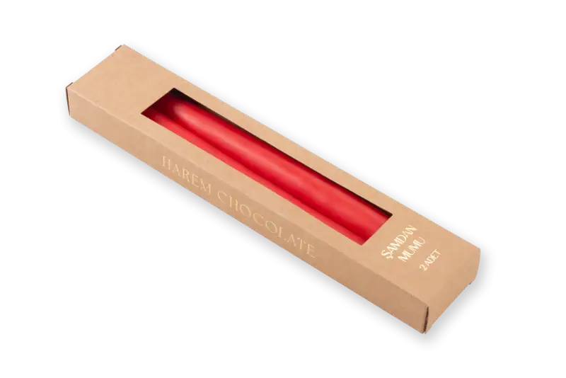 1. Handcrafted Turkish saffron-colored candles in eco-friendly packaging, perfect for adding warmth and ambiance to your home.